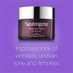 Neutrogena Triple Age Repair Anti-Aging Daily Facial Moisturizer with SPF 25 Sunscreen & Vitamin C, Firming Face & Neck Cream for Dark Spots with Glycerin & Shea Butter, 1.7 Ounce - Image 6